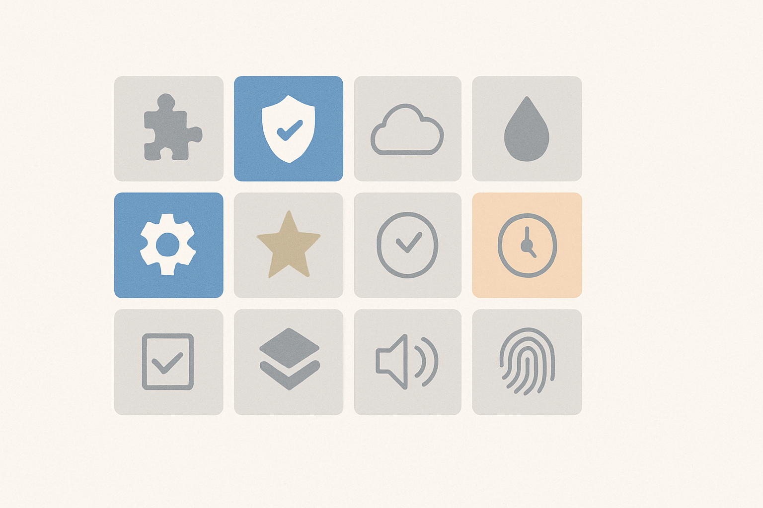A visual comparison of browser extension icons, with two squares highlighted to indicate different job automation tools