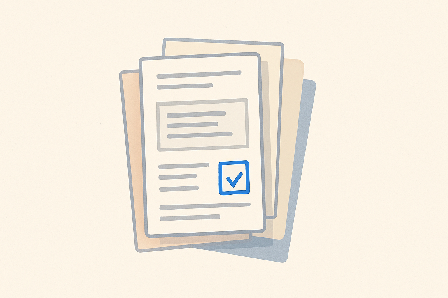 A stack of job application forms with a prominent work authorization checkbox highlighted